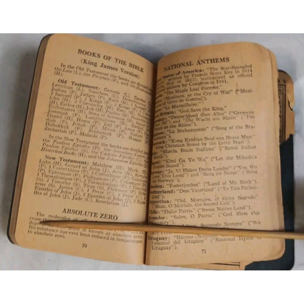 Vtg 1938 Whitman's Answer Book Thousand Fact Reference Daily Memo Diary READ - Picture 6 of 9